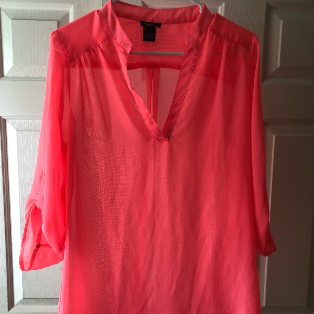 Neon blouse